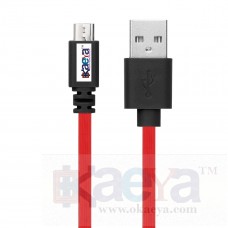 OkaeYa-Flat 240 Micro USB to USB Tangle Free 2.4A Cable, 1.5 Meter (5 Feet)